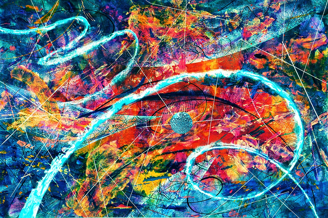 BLUE SPIRAL by Clifton Perry